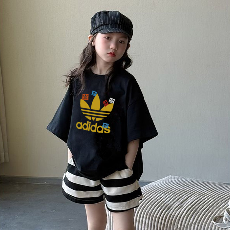 【90-160cm】好感度100% 大活躍 トレンド 合わせやすい 女の子 半袖 Tシャツ