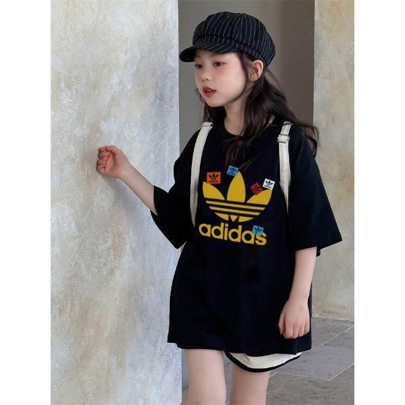 【90-160cm】好感度100% 大活躍 トレンド 合わせやすい 女の子 半袖 Tシャツ