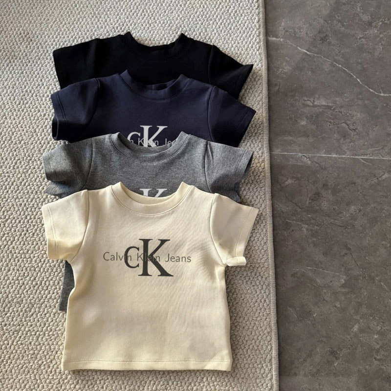 【90-150cm】絶対流行 おしゃれ シンプル 合わせやすい 女の子 半袖 Ｔシャツ