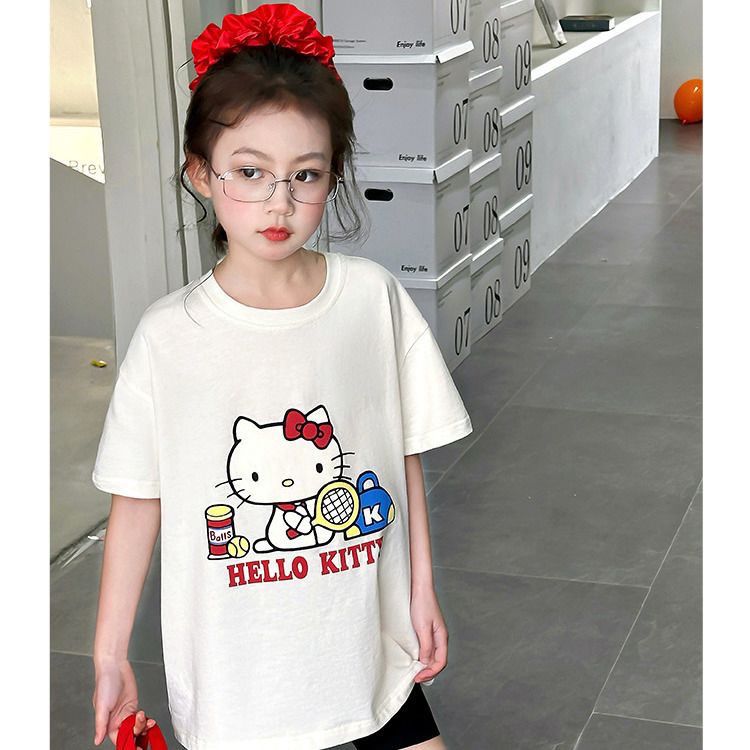 【90-160cm】毎日着たくなる 大人気 おしゃれ カートゥーン 女の子 半袖 Ｔシャツ