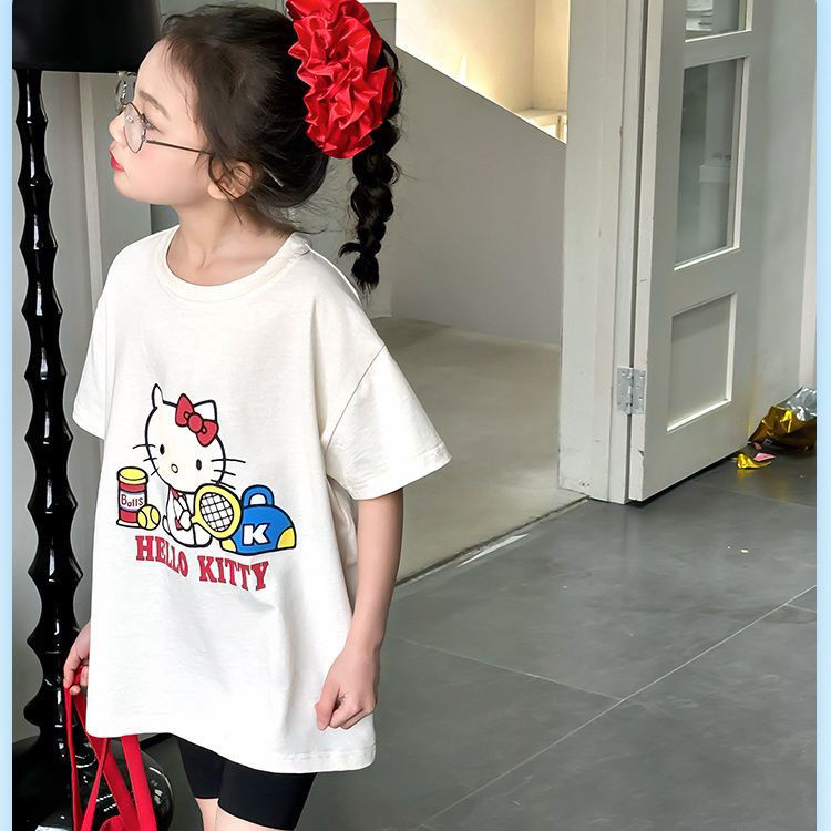 【90-160cm】毎日着たくなる 大人気 おしゃれ カートゥーン 女の子 半袖 Ｔシャツ