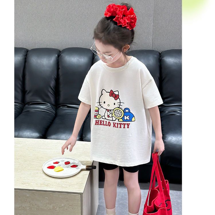 【90-160cm】毎日着たくなる 大人気 おしゃれ カートゥーン 女の子 半袖 Ｔシャツ