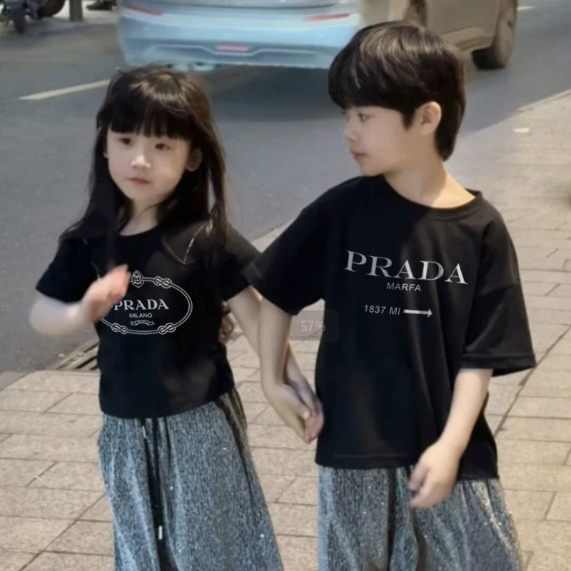 【90-150cm】好感度100％  爆売れ中 カジュアル トレンド  男女限らず 半袖 Ｔシャツ