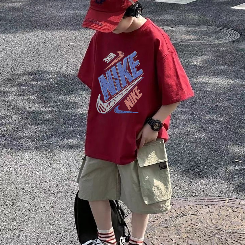 【90-160cm】元気いっぱい スタイリッシュ カジュアル 着やすい 男の子 Tシャツ