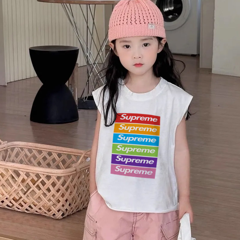 【90-160cm】存在感アップ  大活躍 トレンド  合わせやすい 女の子 タンクトップ