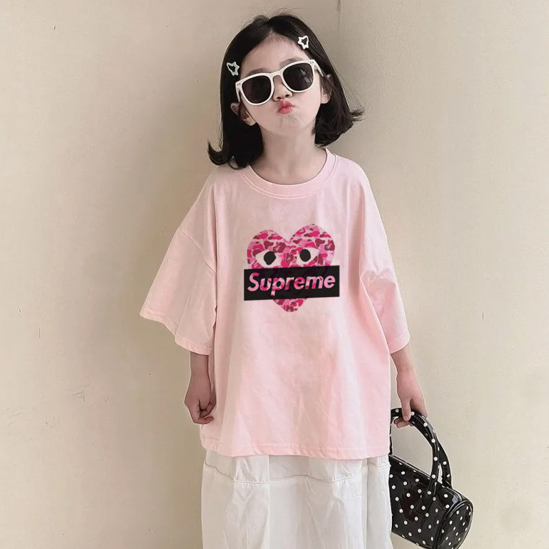 【90-160cm】絶対欲しい  大活躍 可愛い  カジュアル 着やすい 女の子 半袖 Ｔシャツ