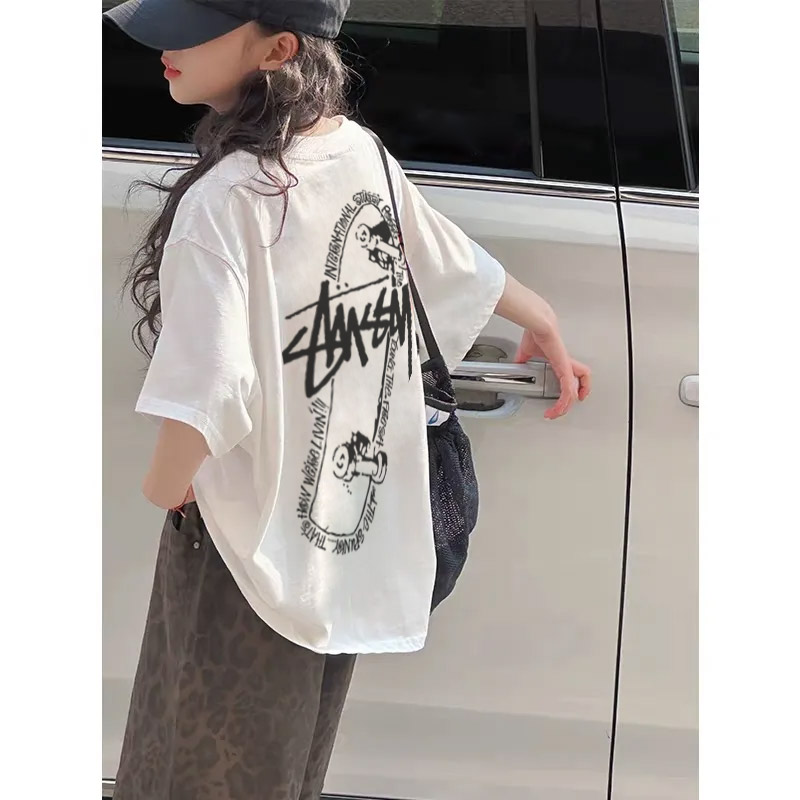 【90-160cm】人気爆発中 爆売れ中 ゆったり カジュアル 女の子 半袖 Tシャツ