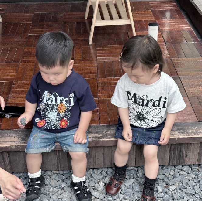【90-150cm+親サイズ】元気いっぱい 大人気 定番 カジュアル 親子ペア 半袖 Ｔシャツ