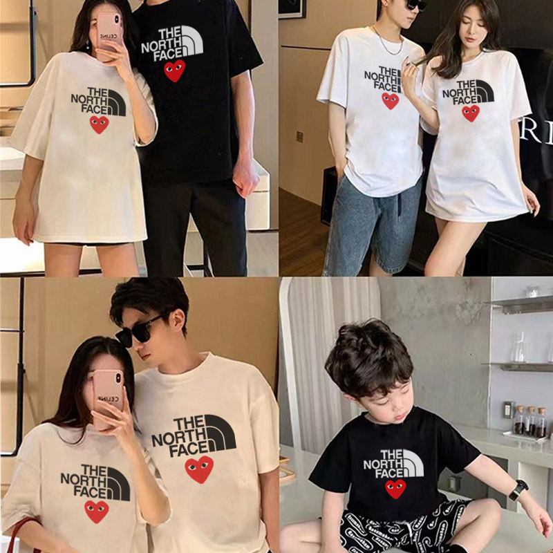 【90-150cm+親サイズ】トレンド感満点 大活躍 カジュアル 着やすい 親子ペア 半袖 Ｔシャツ