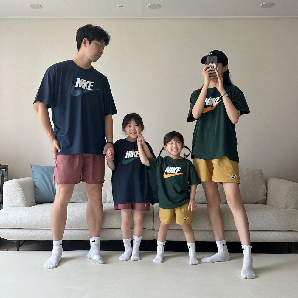 【90-160cm+親サイズ】好感度100％  大人気 カジュアル 着やすい 親子ペア 半袖 Ｔシャツ