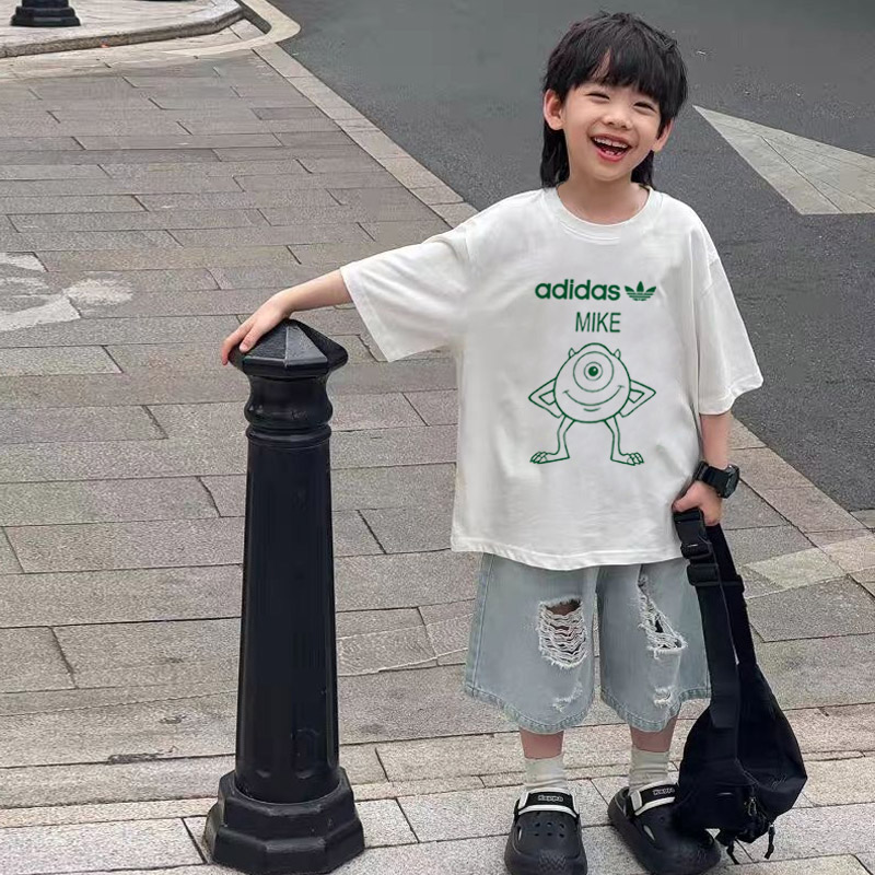 【90-160cm】リラックス感ある 大活躍 カジュアル デザイン満点 男の子 半袖 Ｔシャツ