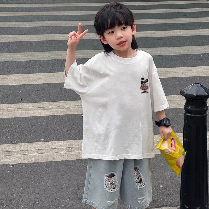 【90-160cm】人気上昇中 大活躍 トレンド  動きやすさ抜群 男の子 半袖 Ｔシャツ