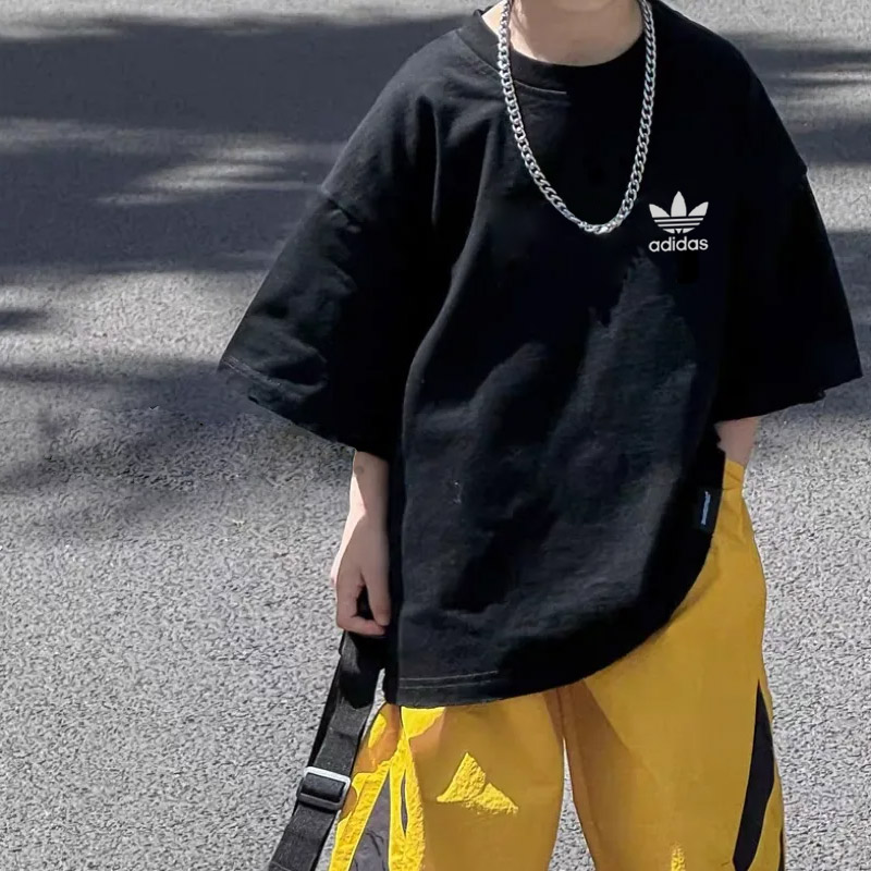 【90-160cm】絶対欲しい カジュアル アルファベット 快適 男の子 半袖 Ｔシャツ