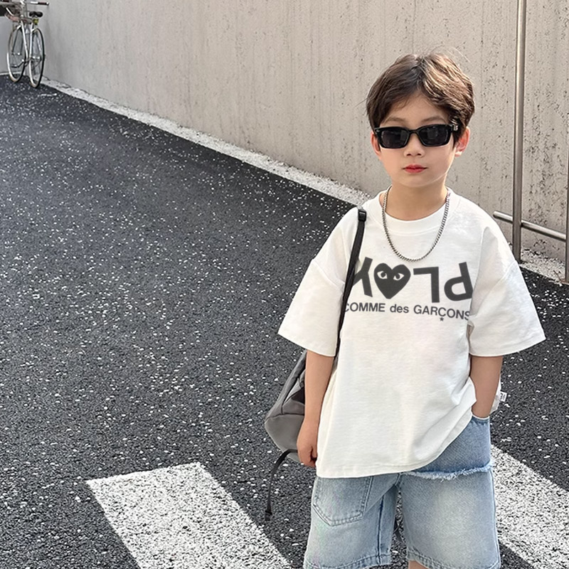 【90-160cm】存在感アップ  大活躍 カジュアル 合わせやすい 男の子 半袖 Ｔシャツ