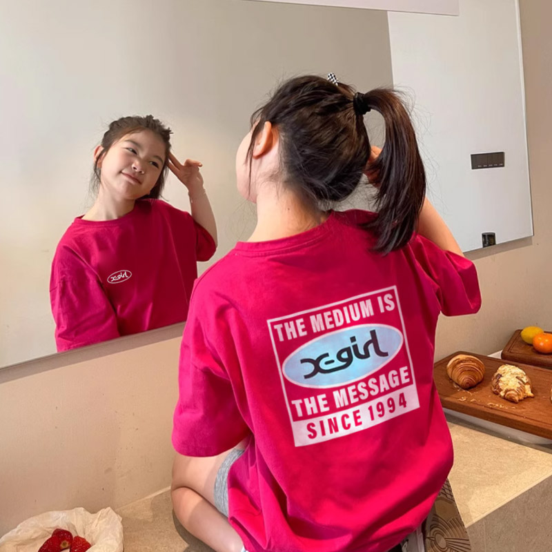 【90-160cm】目を奪われる 売れ筋 快適 トレンド カジュアル 女の子 半袖 Tシャツ