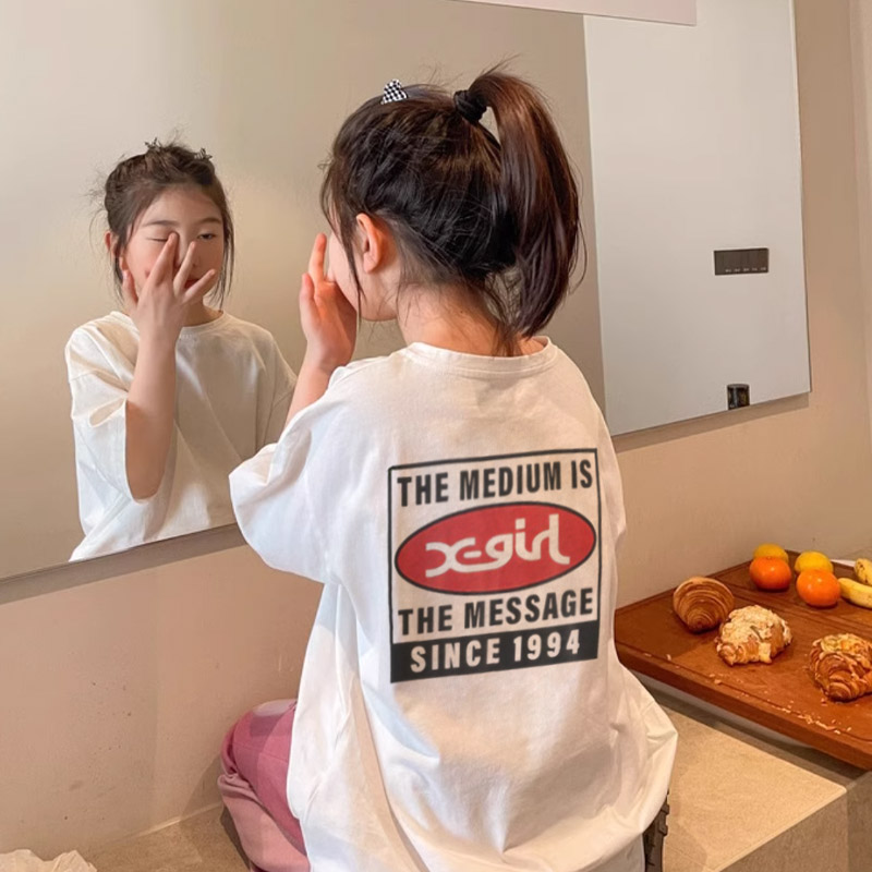 【90-160cm】目を奪われる 売れ筋 快適 トレンド カジュアル 女の子 半袖 Tシャツ