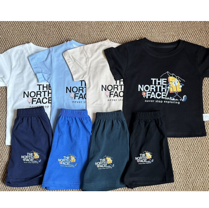 【80-130cm】二点セット 大人気 カジュアル 動きやすい 半袖Tシャツ+ショートパンツ セットアップ