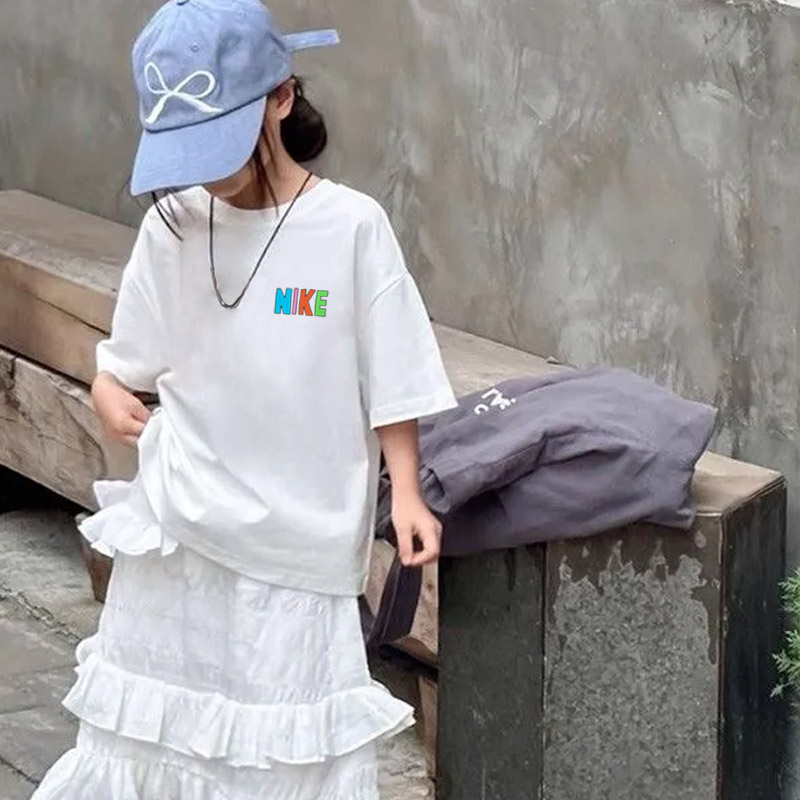 【90-160cm】おしゃれキッズ必見 売れ筋　トレンド 合わせやすい 女の子 半袖 Ｔシャツ