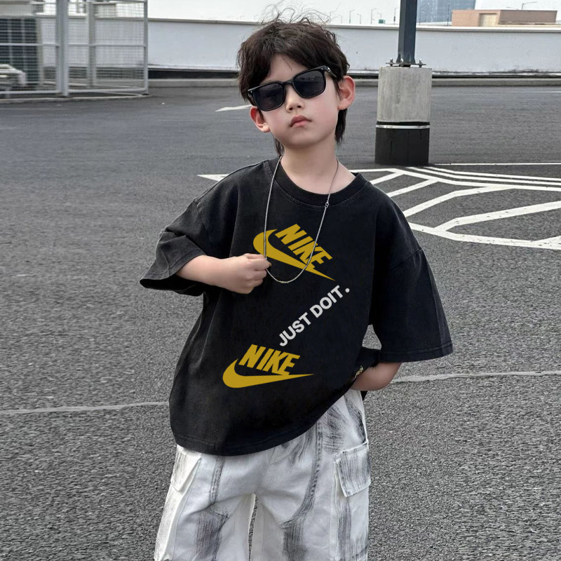 【90-160cm】リラックス感ある 大人気 カジュアル かっこいい 男の子 半袖 Tシャツ