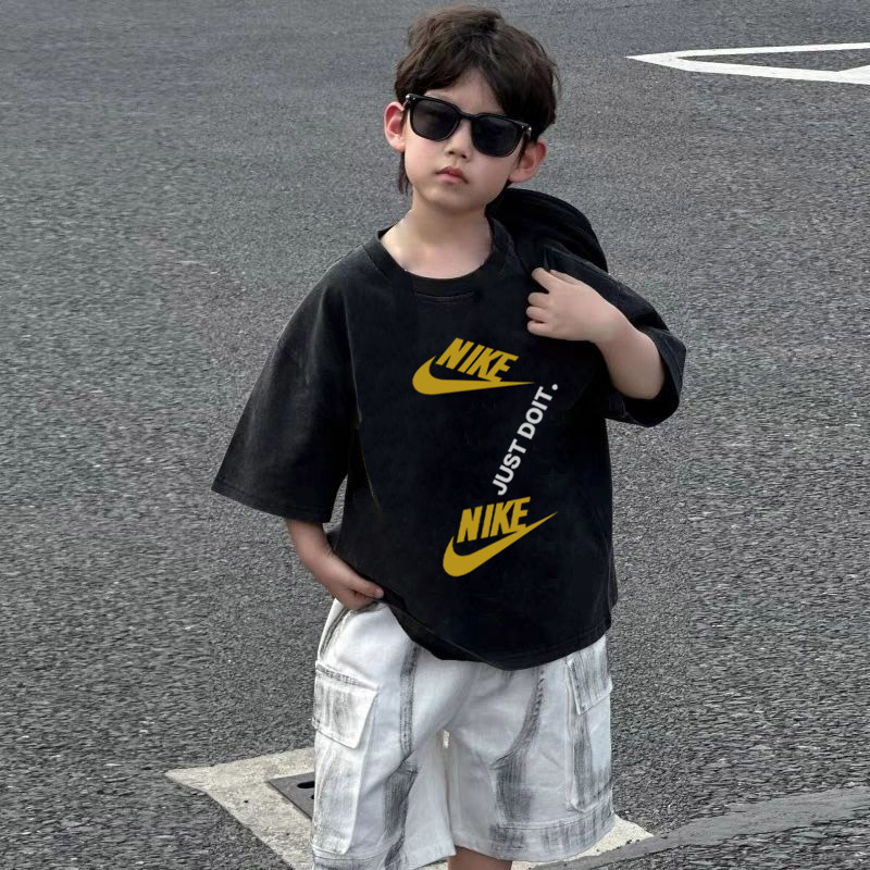 【90-160cm】リラックス感ある 大人気 カジュアル かっこいい 男の子 半袖 Tシャツ