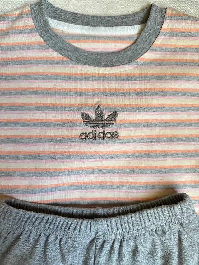 【80-130cm】二点セット デザイン満点 快適 ボーダー柄 半袖Ｔシャツ＋ショートパンツ セットアップ