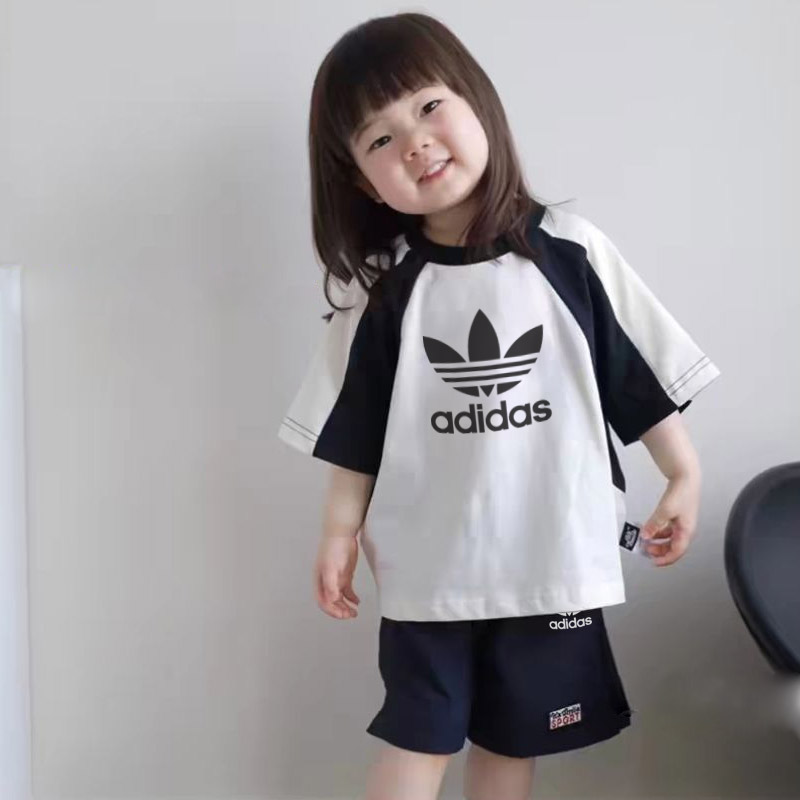 【100-150cm】二点セット デザイン満点 爆売れ中  着やすい 半袖Ｔシャツ＋ショートパンツ セットアップ