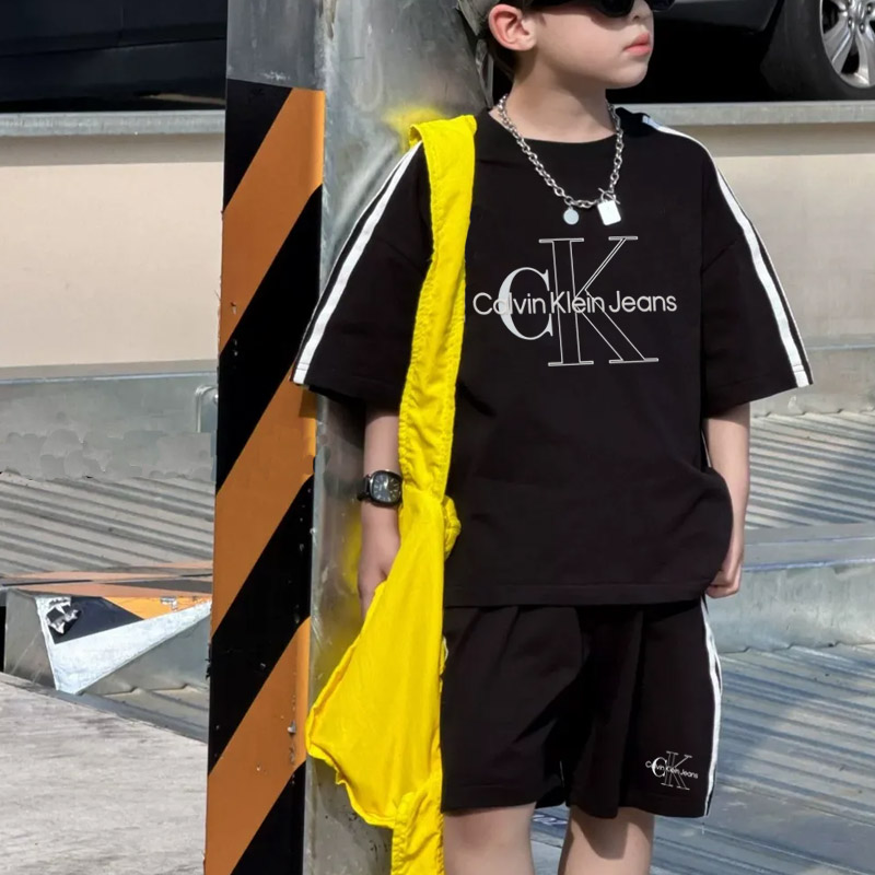 【80-160cm】二点セット 単品注文OK コンフォート感抜群 快適 男の子 半袖Ｔシャツ＋ショートパンツ セットアップ