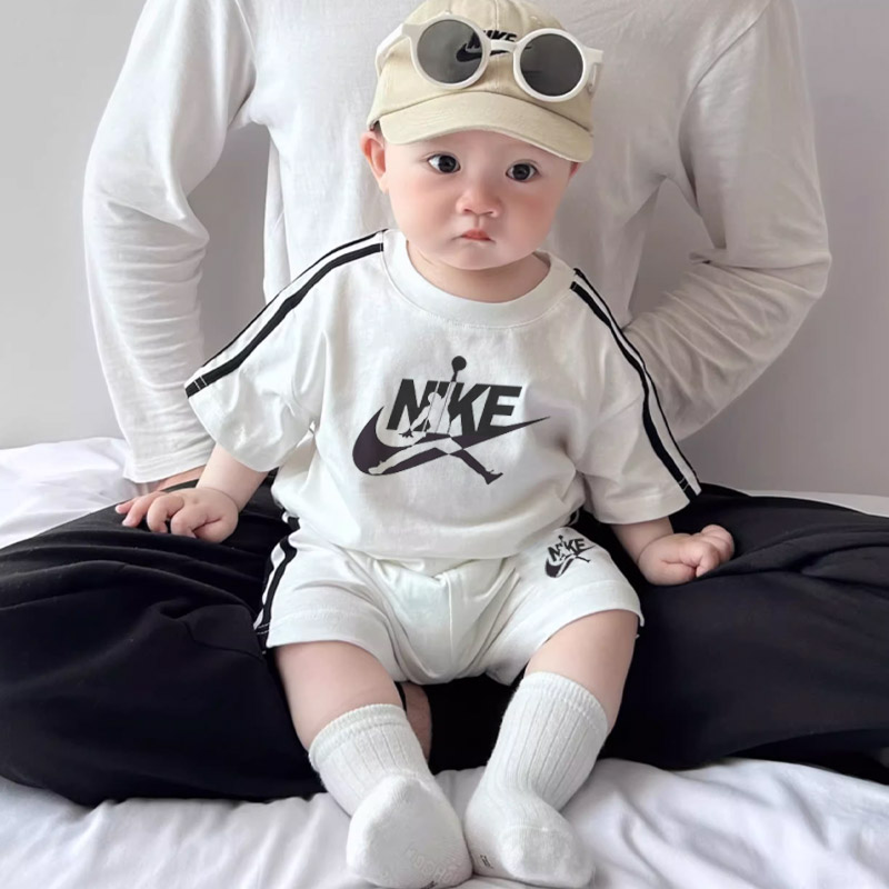 【80-160cm】二点セット 単品注文可 絶対後悔しない 爆売れ中 男の子 半袖Ｔシャツ＋ショートパンツ セットアップ