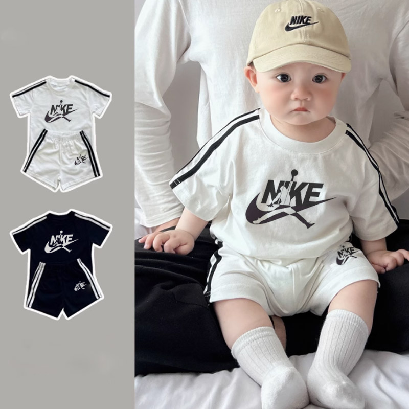 【80-160cm】二点セット 単品注文可 絶対後悔しない 爆売れ中 男の子 半袖Ｔシャツ＋ショートパンツ セットアップ
