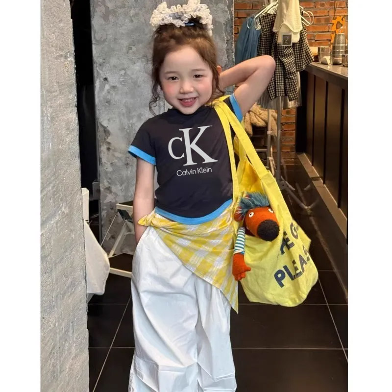 【90-150cm】毎日着たくなる 大人気  合わせやすい トレンド  女の子 半袖 Ｔシャツ