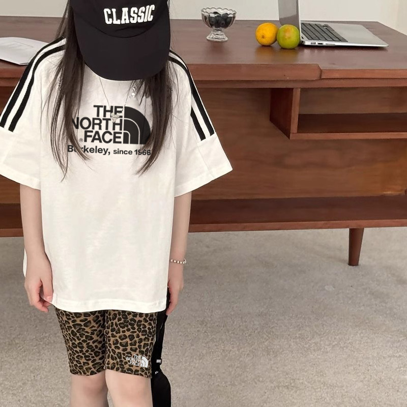 【90-150cm】二点セット 単品注文OK デザイン満点 可愛い カジュアル 女の子 半袖 Tシャツ+ショートパンツ セット