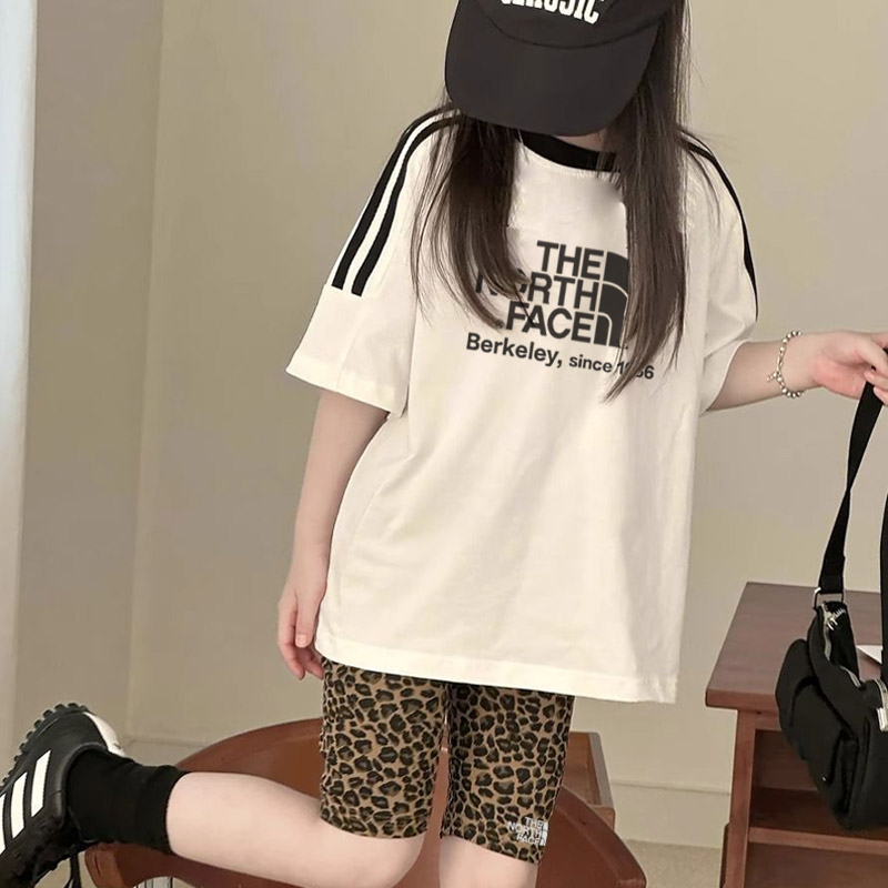 【90-150cm】二点セット 単品注文OK デザイン満点  可愛い カジュアル 女の子 半袖 Ｔシャツ＋ショートパンツ セット
