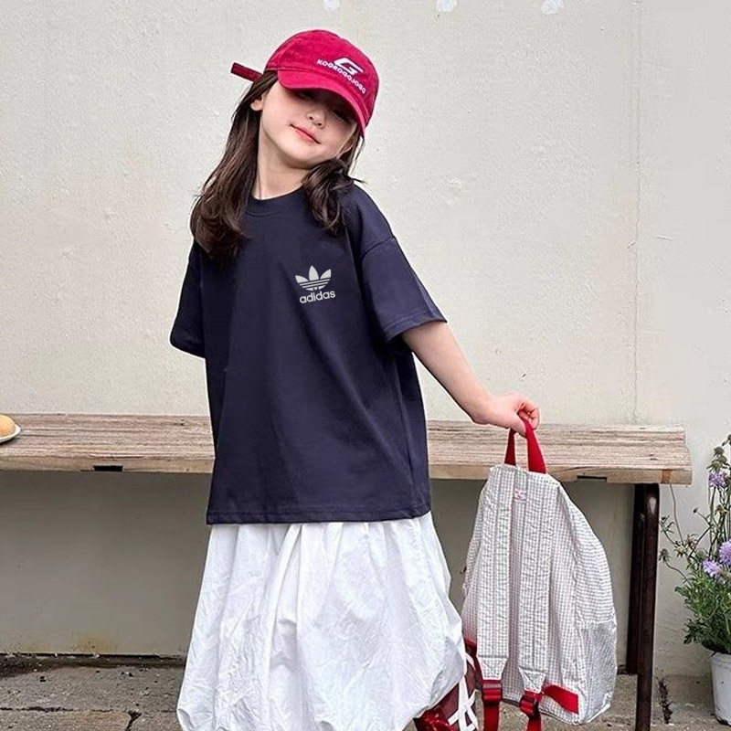 【90-160cm】絶対見逃さないで 大注目 カジュアル プリント 女の子 半袖 Ｔシャツ