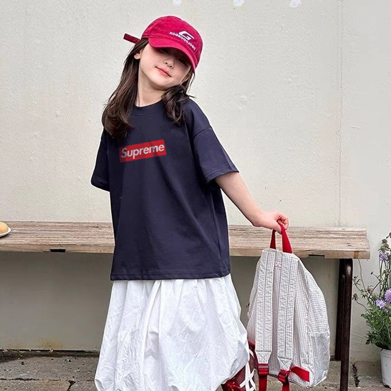 【90-160cm】元気いっぱい 爆売れ中 オシャレ アルファベット 女の子 半袖 Ｔシャツ