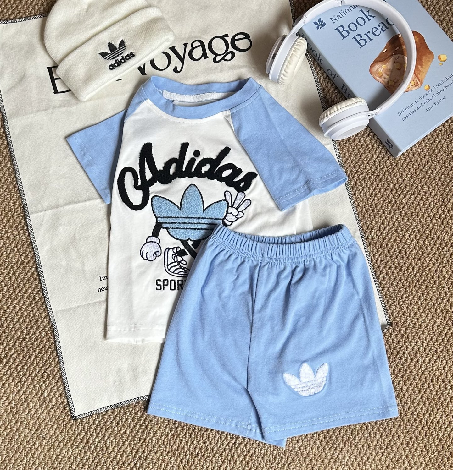 【80-130cm】二点セット オシャレ度高め 大人気 カジュアル 快適 半袖Ｔシャツ＋ショートパンツ セット