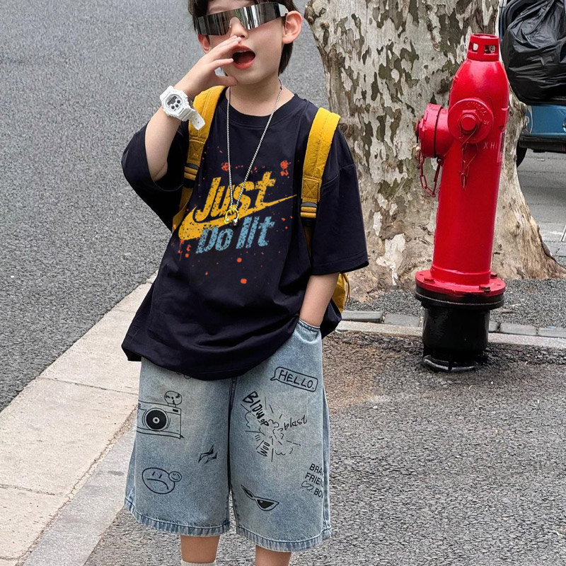【90-160cm】おしゃれキッズ必見 おすすめ カジュアル カッコイイ 男の子 半袖 Tシャツ