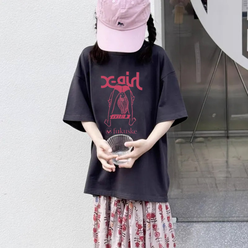 【90-160cm】トレンド感たっぷり スタイリッシュ おしゃれ 着やすい 女の子 半袖 Ｔシャツ