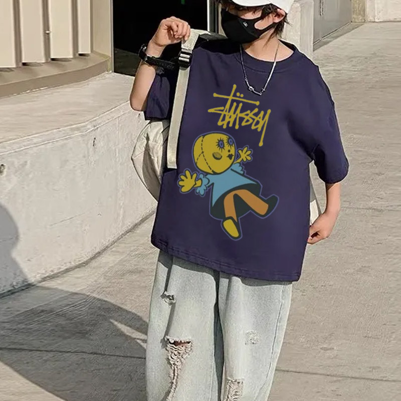 【90-160cm】着回し力抜群 売れ筋 カッコイイ 合わせやすい 男の子 半袖 Ｔシャツ