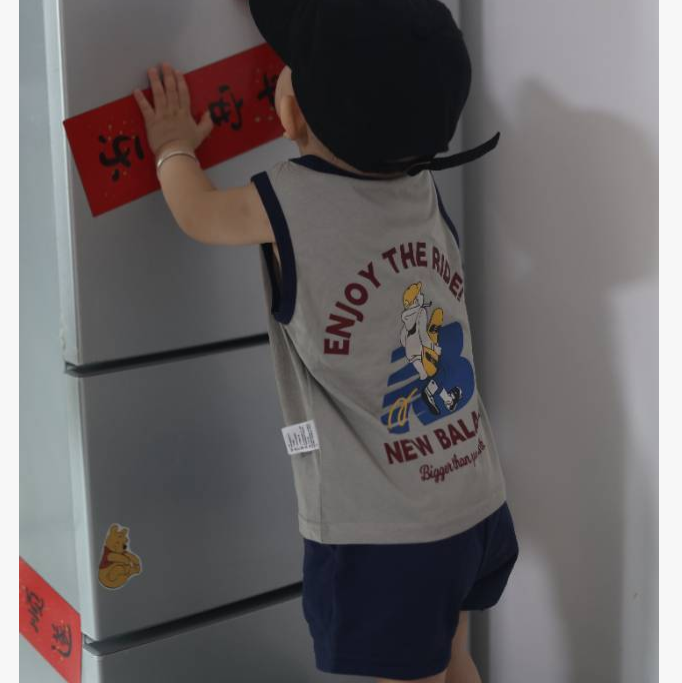 【80-120cm】二点セット 絶対後悔しない 大活躍 快適 カジュアル タンクトップ+ショートパンツ セットアップ
