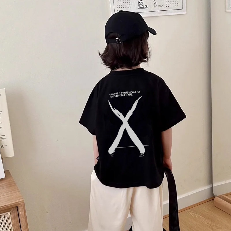 【90-160cm】トレンド感満点 売れ筋 カジュアル 合わせやすい 半袖 Tシャツ
