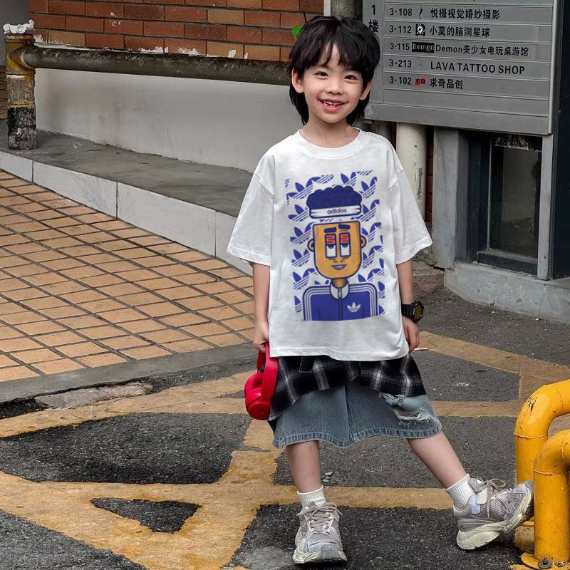 【90-160cm】目を奪われる 爆売れ中 カジュアル トレンド 男の子 半袖 Tシャツ