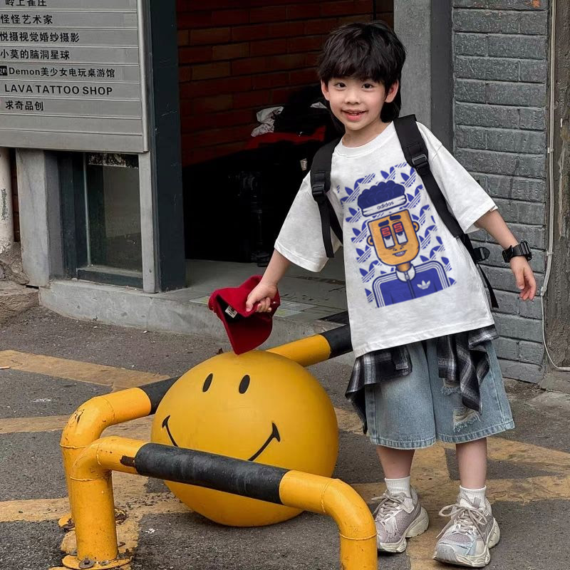 【90-160cm】目を奪われる 爆売れ中 カジュアル トレンド 男の子 半袖 Tシャツ