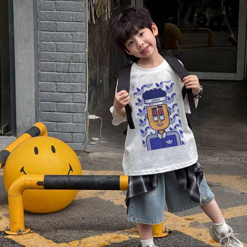 【90-160cm】目を奪われる 爆売れ中 カジュアル トレンド 男の子 半袖 Tシャツ