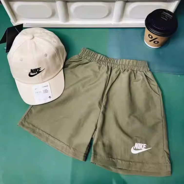 【80-130cm】二点セット リラックス感ある トレンド  涼しく快適 半袖Ｔシャツ＋ショートパンツ セットアップ