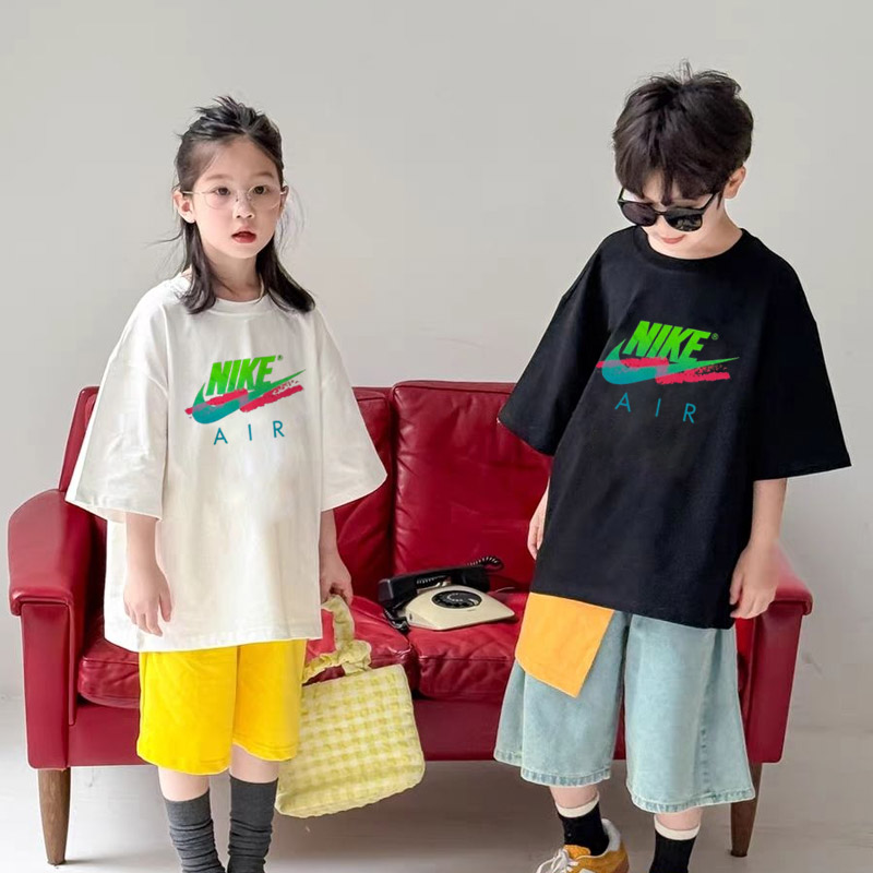 【90-160cm】リラックス感ある 大人気 ユニセックス トレンド 着やすい 半袖 Tシャツ
