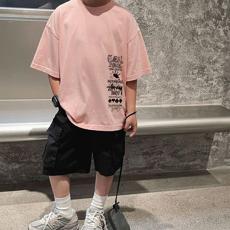 【90-160cm】着回し最強 爆売れ中 カジュアル プリント 着やすい  男の子 半袖 Ｔシャツ