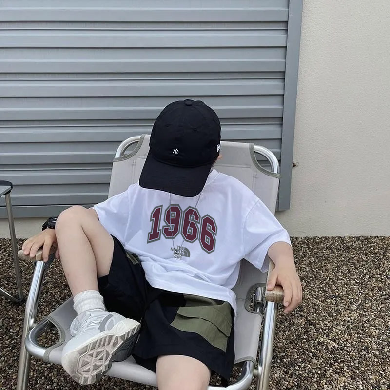 【90-160cm】トレンド感たっぷり 売れ筋 トレンド 数字柄 合わせやすい 男の子 半袖 Tシャツ