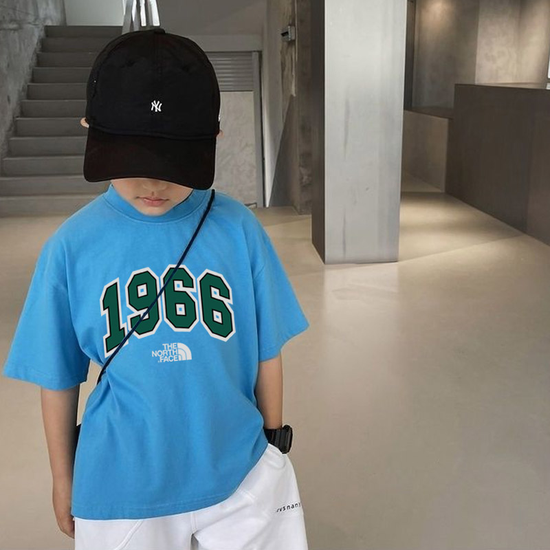 【90-160cm】トレンド感たっぷり 売れ筋 トレンド 数字柄 合わせやすい 男の子 半袖 Tシャツ