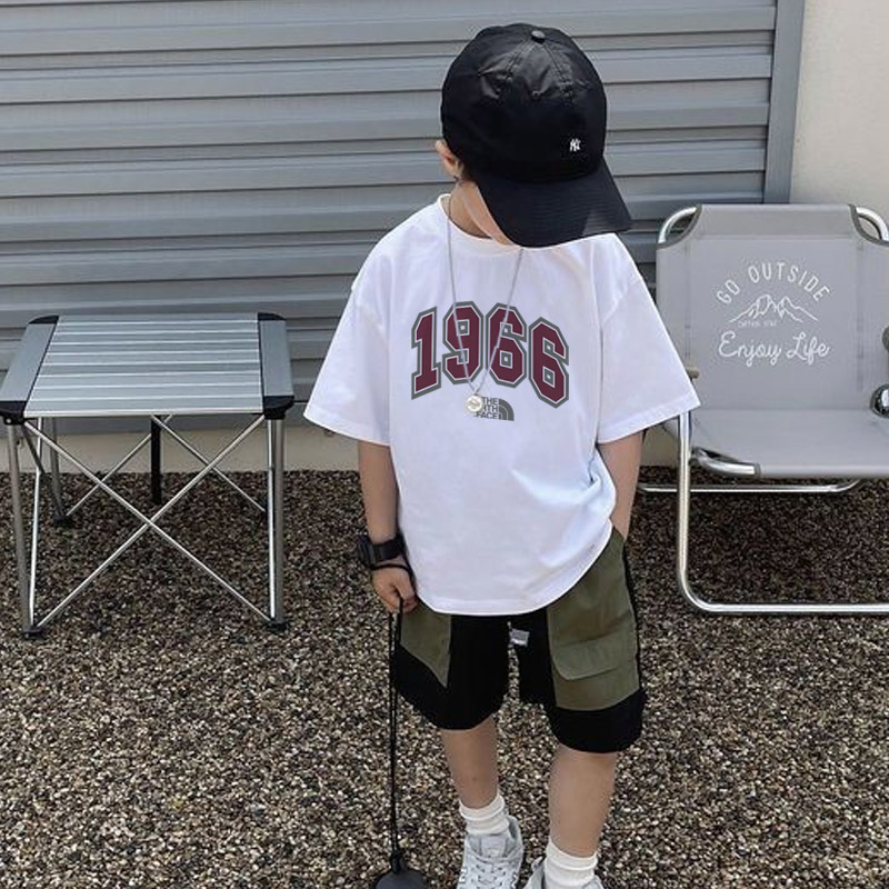 【90-160cm】トレンド感たっぷり 売れ筋 トレンド 数字柄 合わせやすい 男の子 半袖 Tシャツ