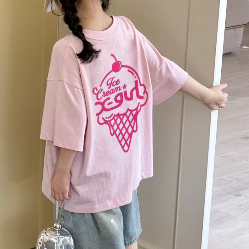 【90-160cm】トレンド感満点 爆売れ中 可愛い トレンド お出かけに 女の子 半袖 Ｔシャツ